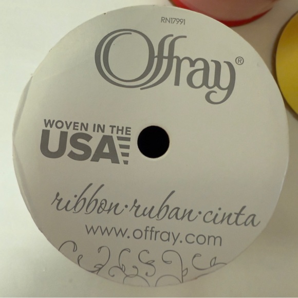 OFFRAY Assorted Wide Ribbon Spools NWT - Picture 2 of 6